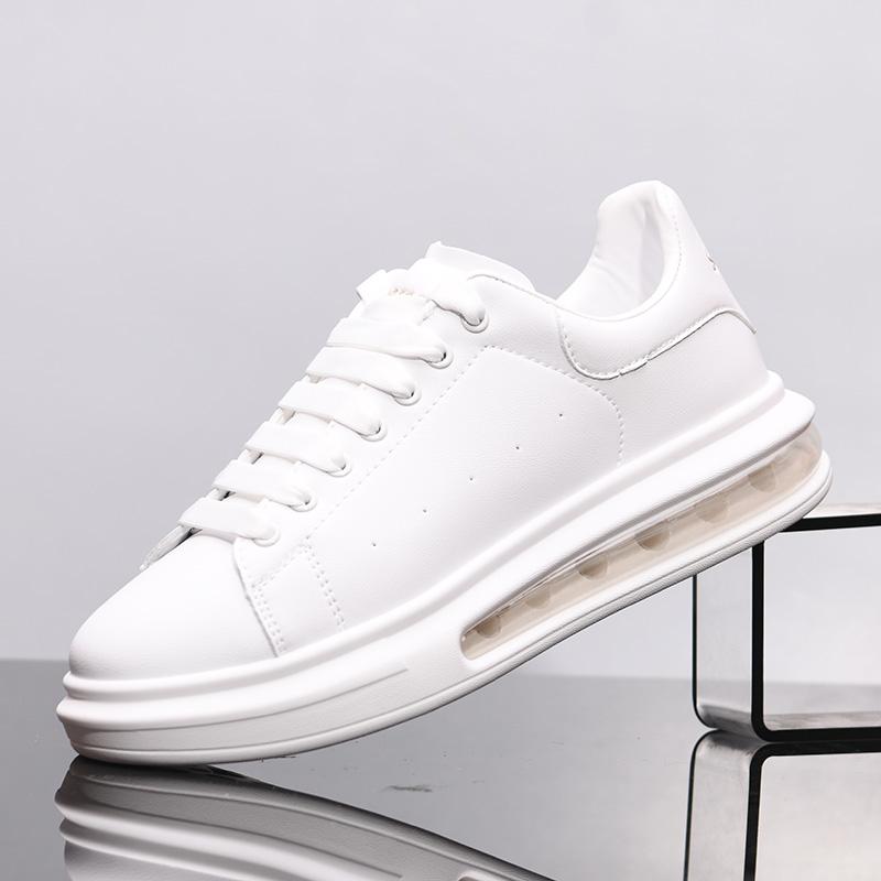 

Mens Casual Shoes White Air Cushion Sneakers For Women Men Fashion Ladies Casual Versatile Thick Sole Trainers Shoes Footwear 35