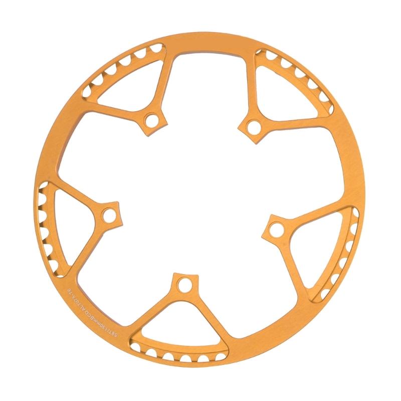 130mm BCD 45T 47T 53T 56T 58T Single Speed Chainwheel for Folding Bikes Aluminum Alloy Folding Bike Chainring Crankset