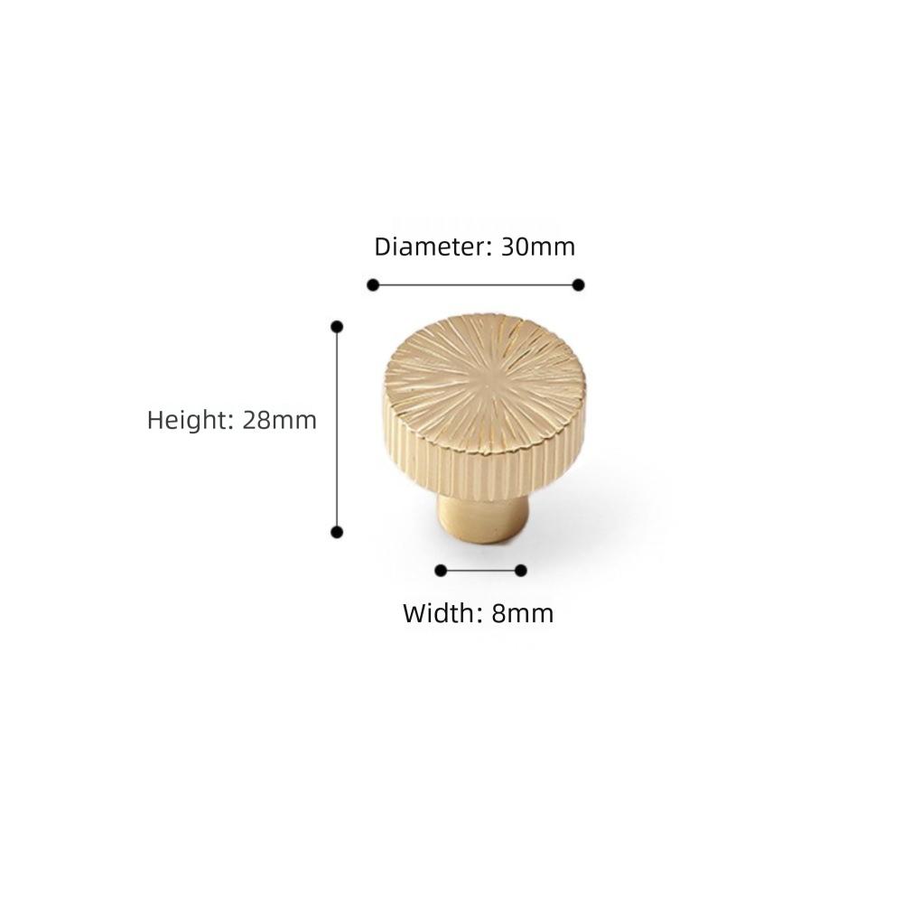 Zinc Alloy Wardrobe Handle Line Design French Cabinet Knob Bright Gold Anti Fingerprint Furniture Handle Shoe Cupboards
