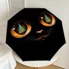 Christmas Cat Eyes Umbrella: A Festive Design for Outdoor Adventures - Auto-Open/Close, Lightweight & Durable Idea
