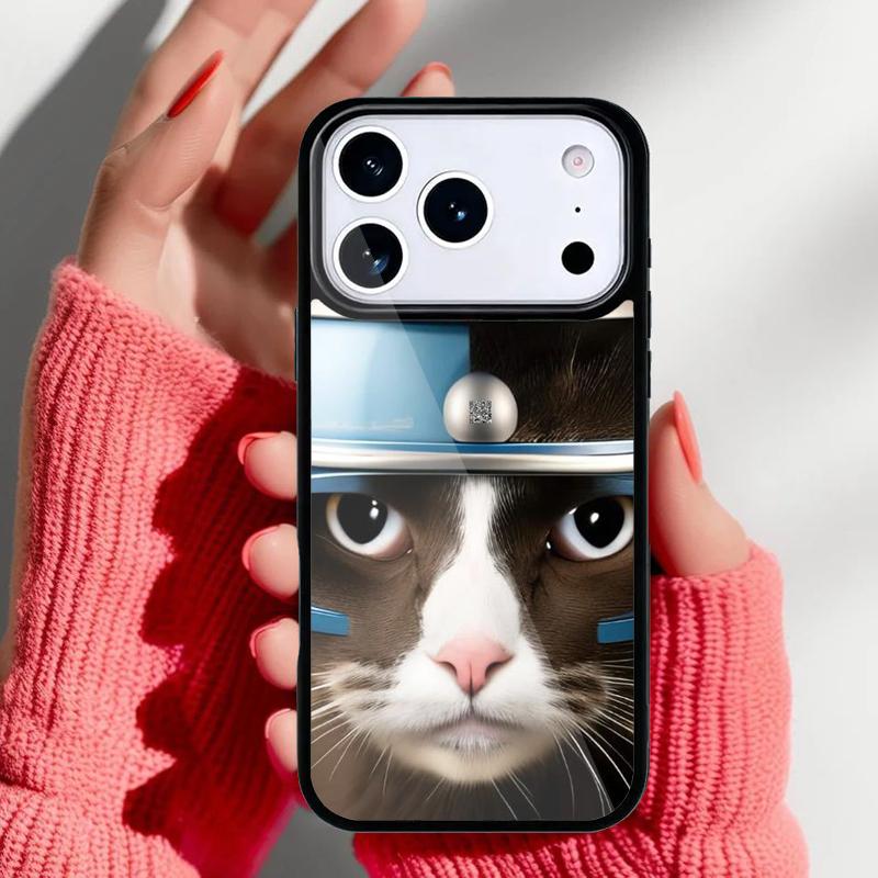 Coque de téléphone Space Kitty Cat Adventures pour iPhone 17 Air 16e 15 14 13 Pro Max Coque Arrière pour 12 11 Pro Coque