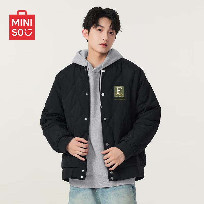 

MINISO Men s Heavyweight Plush Lined Winter Jacket 2XL