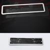 Waterproof Russian Plate Frame Cover Stainless Steel License Plate Frame  Universal