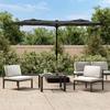 Vidaxl Podwójny Parasol Ogrodowy Z Led, Antracytowy, 316X240 Cm