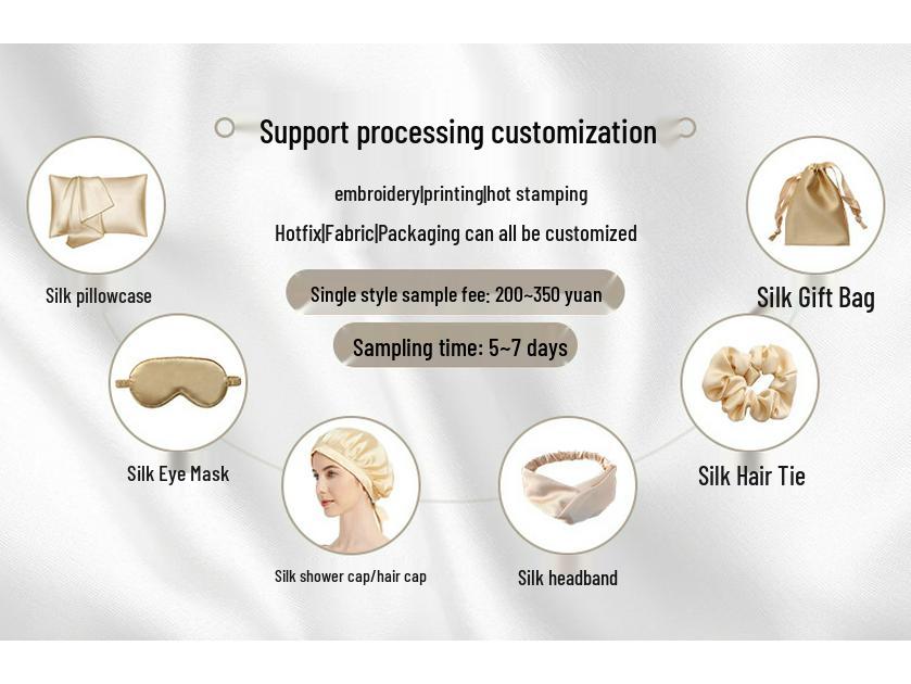 Solid Color Imitation Silk Pillowcase - Ice Silk Feel Satin Cushion Cover