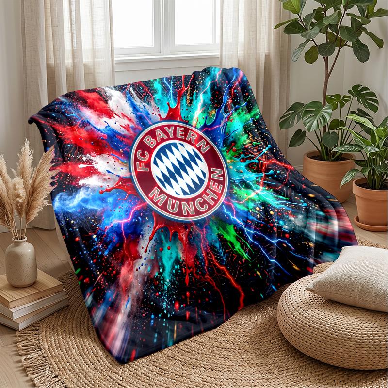 Bayern Munich Theme blanket Soft Flannel Blanket Plush Throw Blanket Cozy Sofa Bed Blanket for Home Decor