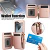 Crossbody Zipper Cards Solt Wallet Leather Case for Samsung Galaxy Z Flip 7 FE 6 5 4 Grid Pattern Flip6 Flip5 Long Lanyard Cover