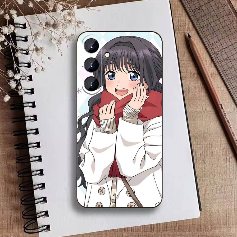 Rintaro Tsumugi K-Kaoruko Waguri Phone Case For Samsung Galaxy A73,A21s,A22,A31,A52,A53,A71,A41Soft Black Shell