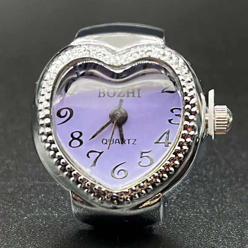 

Unisex Couple Rings Finger Love Watches Fashion Party Quartz Watches Jewelry Gift