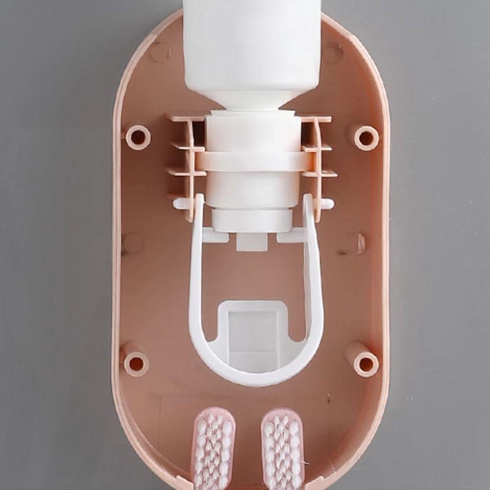 Automatic Toothpaste Dispenser Punch-Free Lazy Toothbrush Holder Toothpaste Squeezers  for Bathroom
