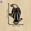 1pc Eagle Metal Wall Art for Indoor Outdoor, Premium Fence Decor for Wedding Housewarming Holidays