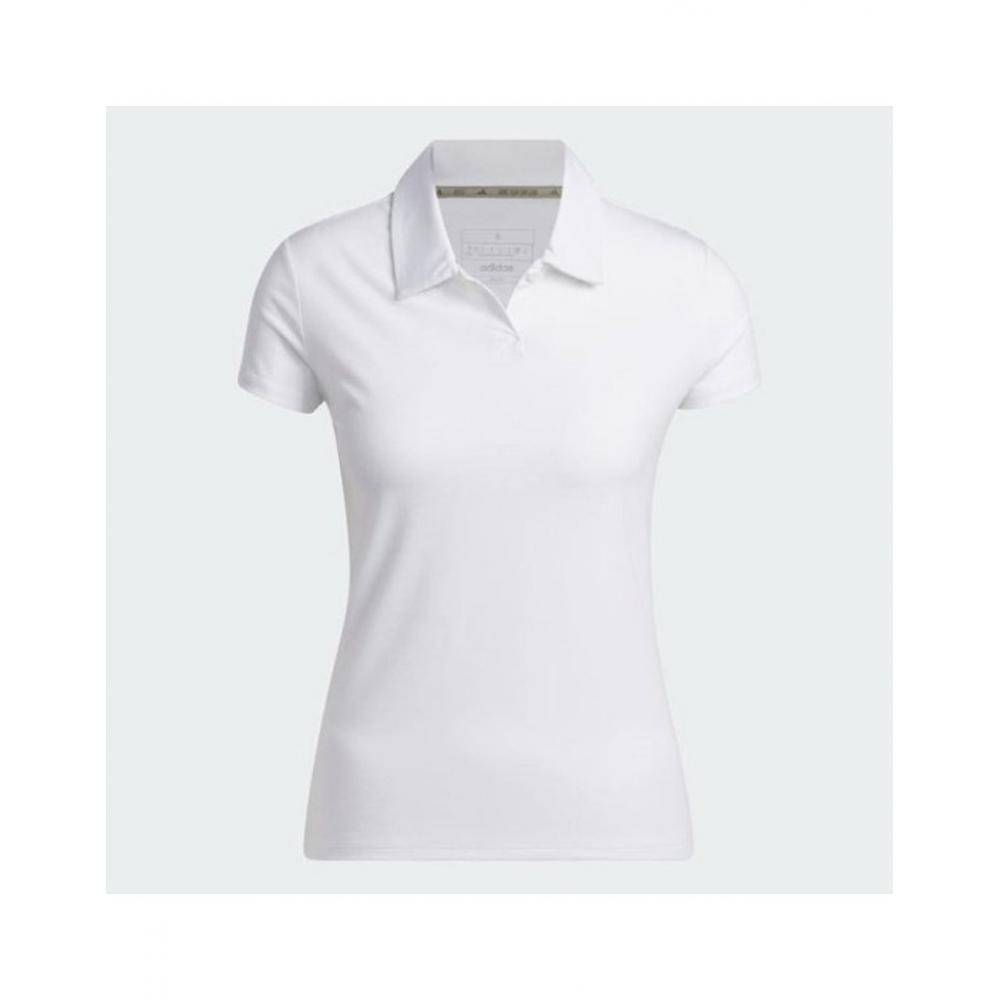 

AdidaS Women S Struggle Heathered Polo Shirt L/IA7824 white