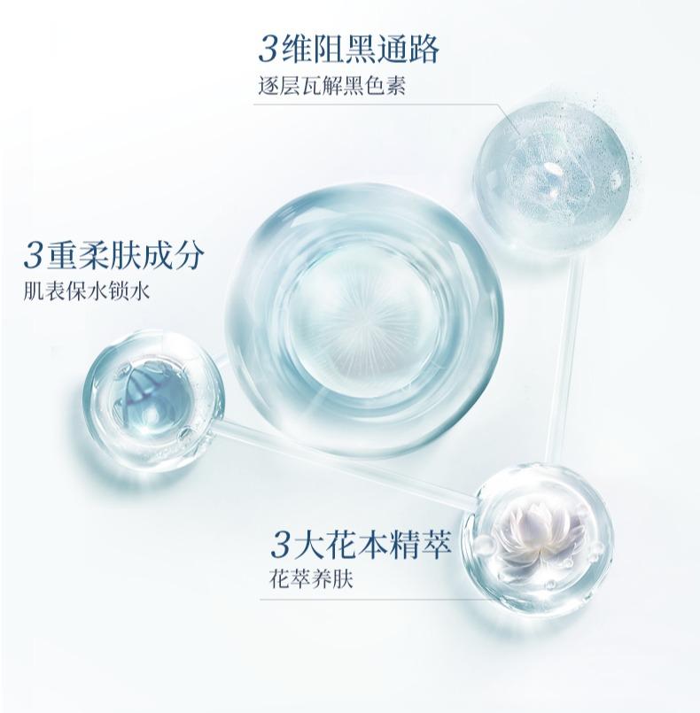 Beauty Treasure Watershine Whitening Lotion 2-piece Set, Plus 2 Pieces of Essence Facial Mask