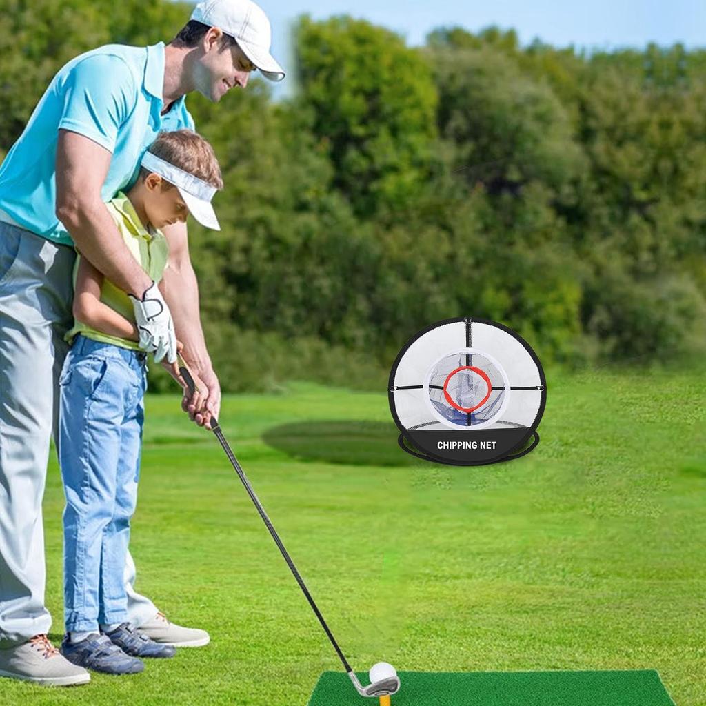 Golf Swing Trainer Chipping Net Golf Training Aids Backyard Golf Nets Golf Netting Set, Golf Accessories