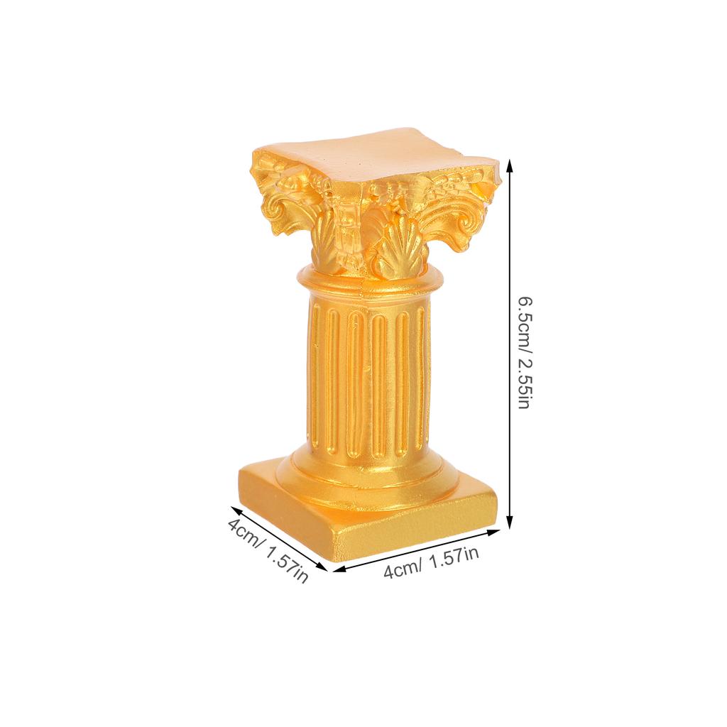 4Pcs Roman Column Pedestal Resin Mini Roman Pillar Holder Wedding Table Christmas Decor Home Decoration