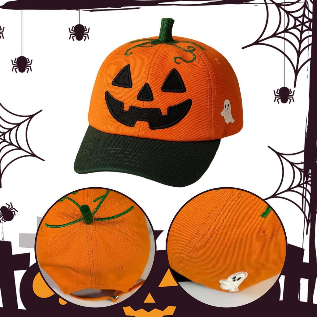 Halloween Pumpkin Face Baseball Hat Gift Decoration Cap for Festival