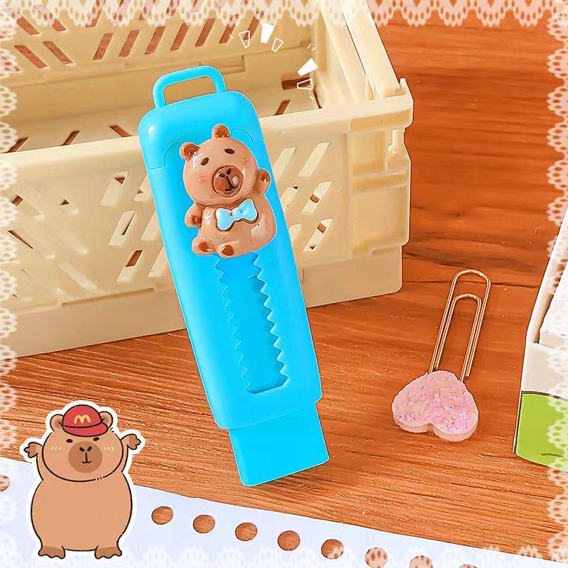 Kawaii Stationery Aesthetic Stationery Office Supplies School Items Gift for Kids Eraser Cute Capybara Eraser Funny Rubber