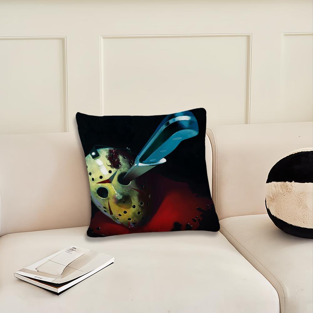 Film F-Friday 13th Halloween Cushion Cover Living Room Headboard Office Cushion Bedroom Cushion Sofa Nap Time Pillow Case