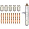 .030 Kit Tube Assembly Contact Tips Nozzle 186404 186405 186406 186419 For Miller Spoolmate 100, 200, 3035, 185 and Hobart Spoolgun DP-3035,