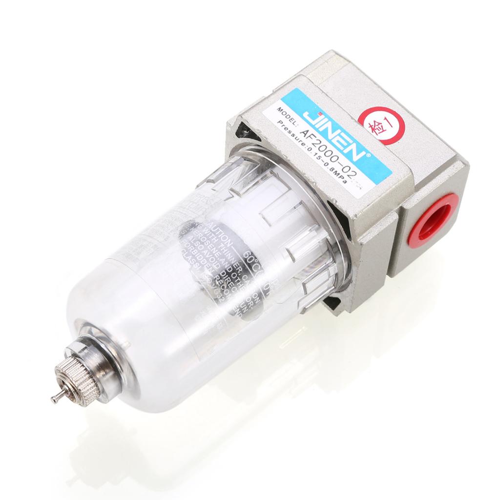 AF2000-02 1/4'' Air Filter Moisture Trap Compressor Water Separator New