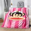 Cartoon Anime P-Paul-Frank Throws Blanket for Baby Hiking Picnic Bed Super Soft Cute kawaii Flannel Blanket Power birthday gift