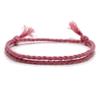 Dopamine Multicolor Cotton Hand-Woven Bracelet - Ladies Simple Bangle
