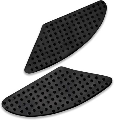 Αυτοκόλλητο Προστατευτικό Ψυγείου Μοτοσυκλέτας Επιγονατίδες Ανθεκτικό στις Γρατσουνιές Honda Triumph Kawasaki Yamaha Universal Σετ Αριστερό και Δεξί (Μαύρος)