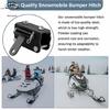 Universal Adjustable Snowmobile Bumper Hitch set rusts  resistant Snowmobile Hitch for Secure Towing & Enhanced Safety