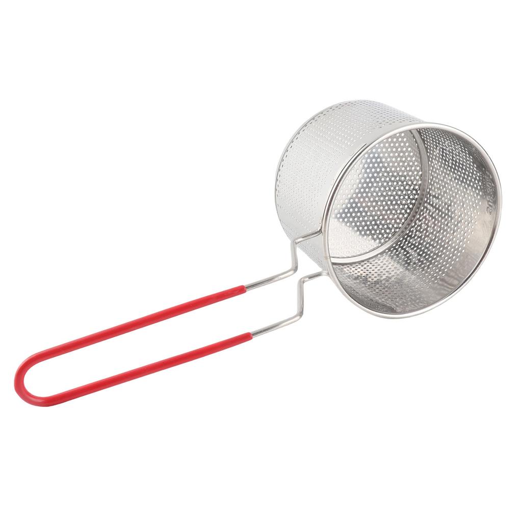 304 Stainless Steel French Fries Basket Multifunctional High Temperature Proof Round Deep Fry Basket Net Potato Cooking