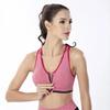 Women Zipper Sports Bra Professional Wireless Shockproof Bra Padded Fitness Underwear Vest Push Up Bra Plus Size