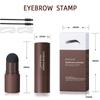 Eyebrow Stamp Kit Brow Powder Stamp Waterproof Makeup With 10 Reusable Eyebrow Stencils With 2 Brush Long Lasting For Gift