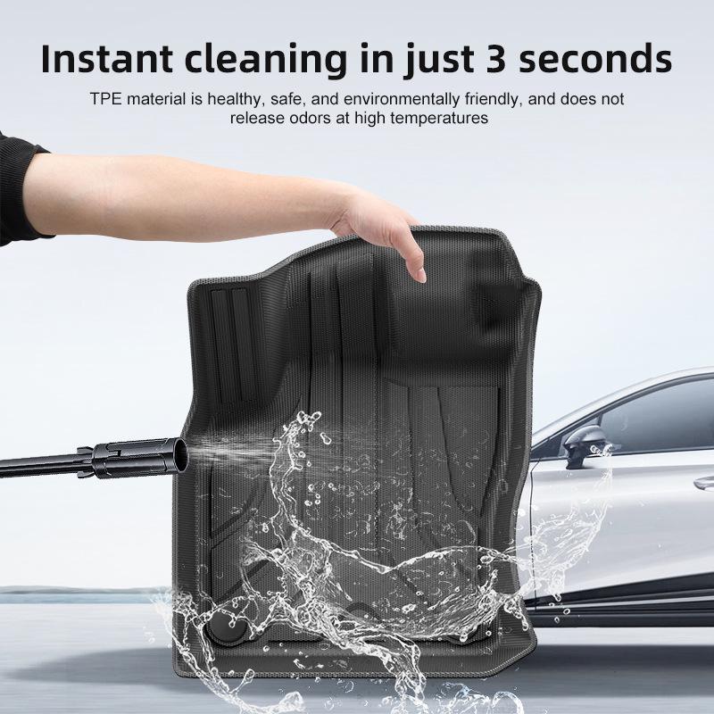 Eco-Friendly TPE Floor Mats & Trunk Mat for 21 Models of Volkswagen Tiguan Hybrid - Dirt-Resistant