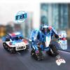 Assembled Building Blocks Remote Control Car Toys 2-in-1 Deformation Robot + Vehicle Model Holiday Gifts For Boys Children