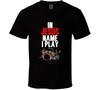 Im Namen Jesu spiele ich Christlicher Schlagzeuger Schlagzeug Geschenk T-Shirt