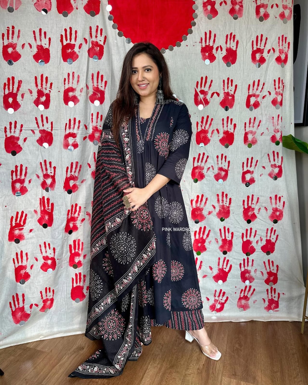 

Indian Women Designer Kurta Pant Dupatta Set Bollywood Top Tunic Kurti Salwar Suit Dress