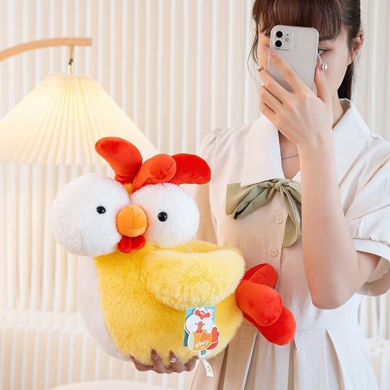 Cute Chicken Plush Toy Original Snotty Bear Design Fluffy And Adorable Perfect Birthday Gift For Girlfriend 20cm