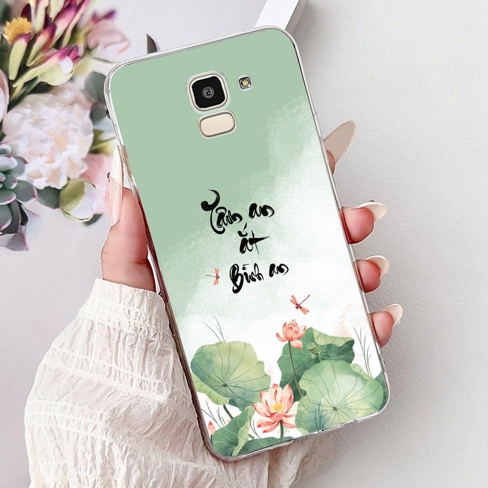 Clear For Samsung J6 2018 Case SM-J600F Cute Fashion Funny Painted Back Cover For Samsung Galaxy J6 2018 Phone Case J600G J600FN