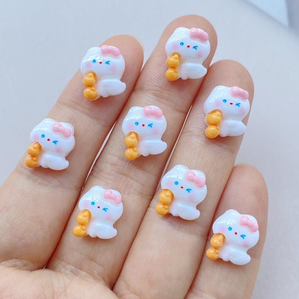 20 Pcs Cute Mini Cat Flat Back Resin Cabochons Scrapbooking DIY Jewelry Hairpin Craft Decoration Accessorie