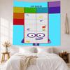 Numberblocks Wall Decor Tapestry Art For Pet Memorial Birthdaywedding Party Backdrop Family Gift
