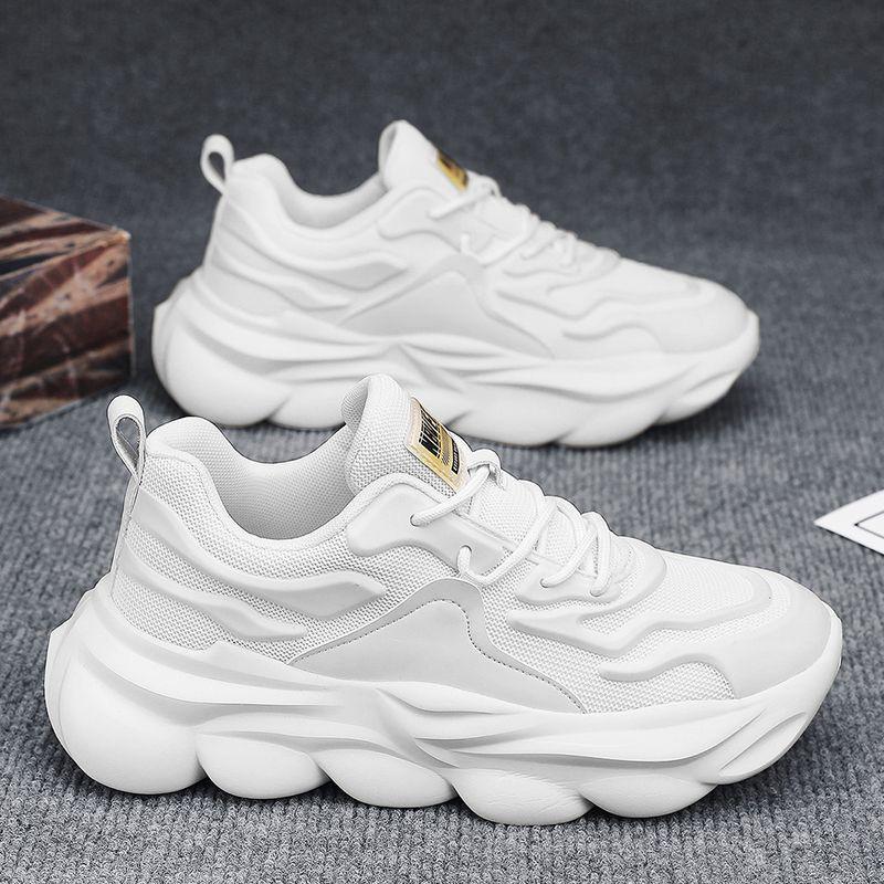 

Мужские летние дышащие сетчатые модные кроссовки на толстой подошве для спорта и повседневной носки 44