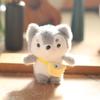 Mini Cute Plush Dog And Rabbit Keychain Fluffy Accessory With Soft Pp Cotton Filling