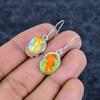 Orange Triplet Opal Gemstone 925Sterling Silver Jewelry Earring 1.38" M-3132