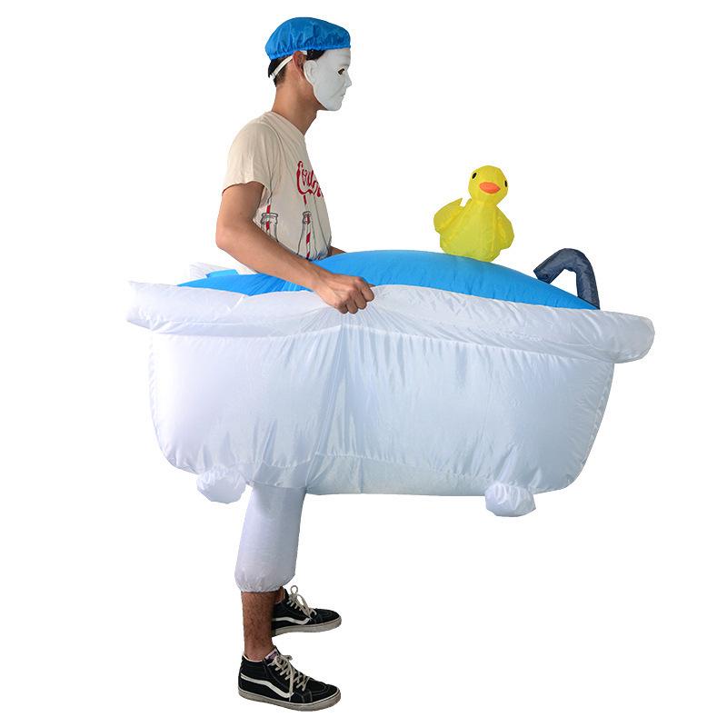 Inflatable Bathtub Costume - Christmas Event & Party Mascot Prop