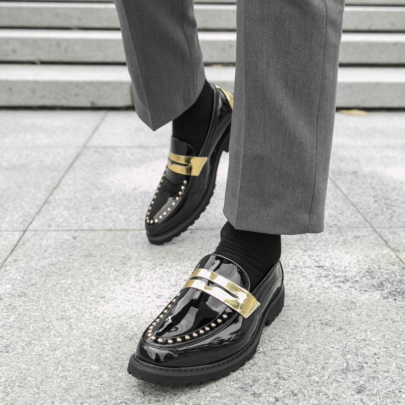 White Luxury Man Dress Shoes Size 38-46 Glitter Leather Casual Shoes Men Low-heel Wedding Shoes for Men zapatos de vestir hombre