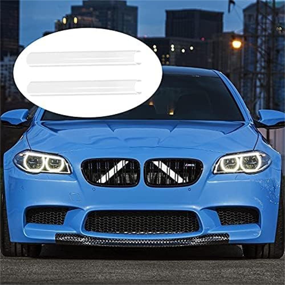 

Grille Grill Clips White Grilles Inserts Glossy For BMW F30 F20 2012-2018
