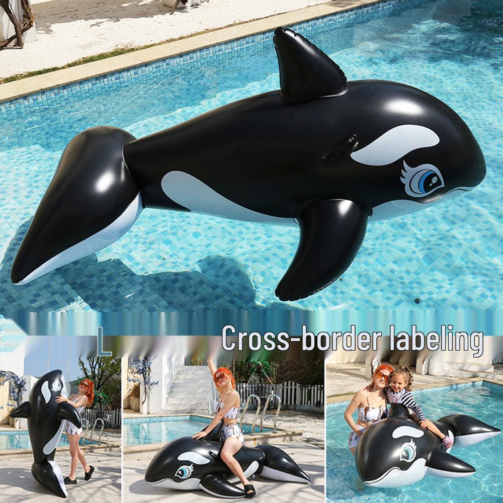 

Красочный надувной плавучий матрас «Крыло единорога» - Утолщенный надувной круг для плавания Water Ride-On