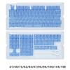 Full Transparent Transparent Keycaps Ice Transparent Color Keycaps Mechanical Keyboard Keycaps Crystal Clear ABS