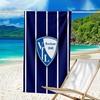 Fußball Bochum Strandtuch - Weiche, Saugfähige Mikrofaser, Leicht, Ideal für den Strand, Partys, Reisen, Camping-Fanartikel