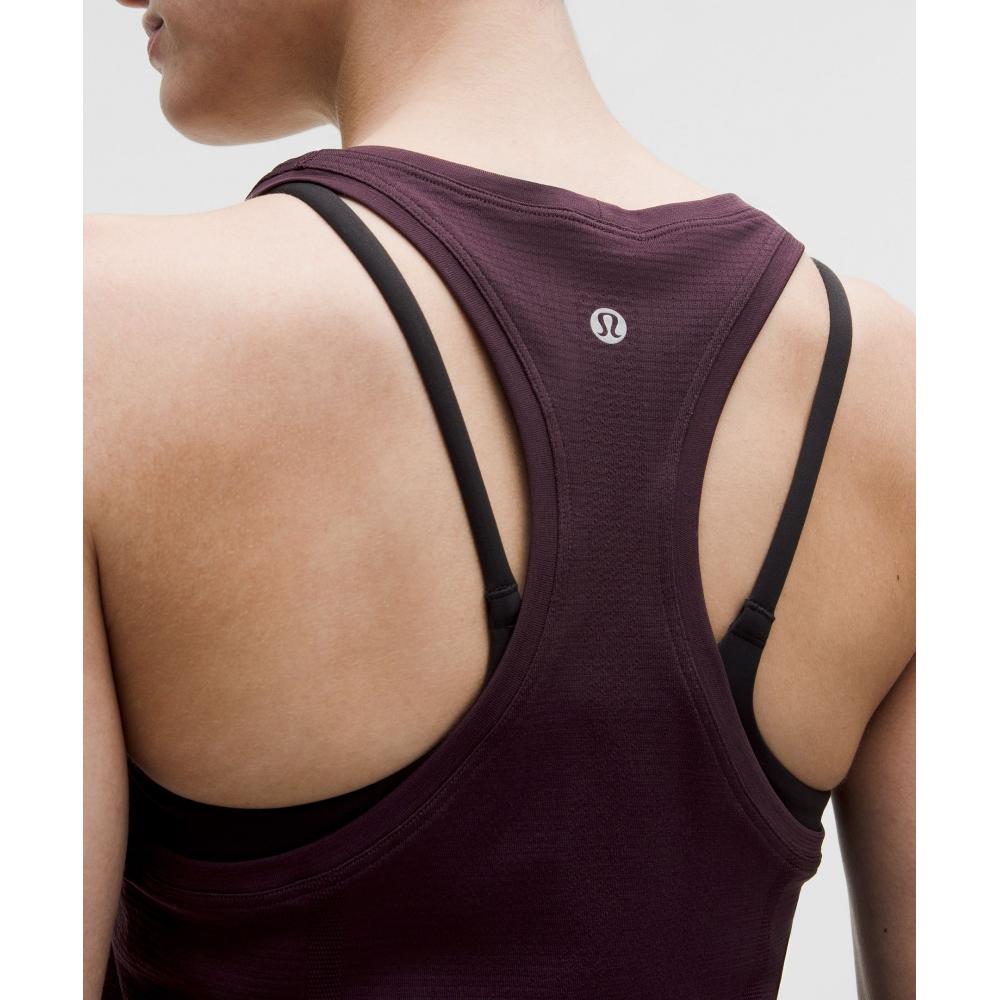 Lululemon Swiftly Tech Racerback Tank Top 2.0  Hip Length Black Plum Black Plum