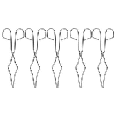 5 Τεμ. Λαβίδες Χωνευτηρίου Ανοξείδωτες Πένσες Σφιγκτήρα Κάτοχος για Χύτευση Μετάλλου Τήξη Χρυσού